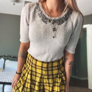 FREE PEOPLE short sleeved girly sweater